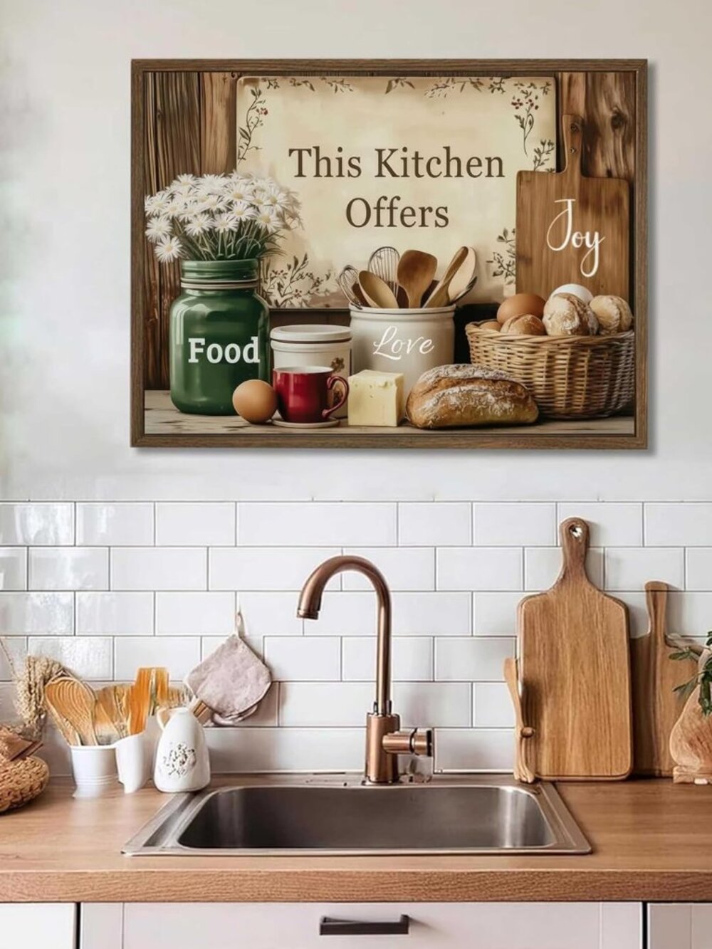 Country Kitchen Wall Art Decor